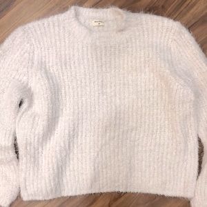 Cost Plus World Market soft cozy cream sweater ✨
